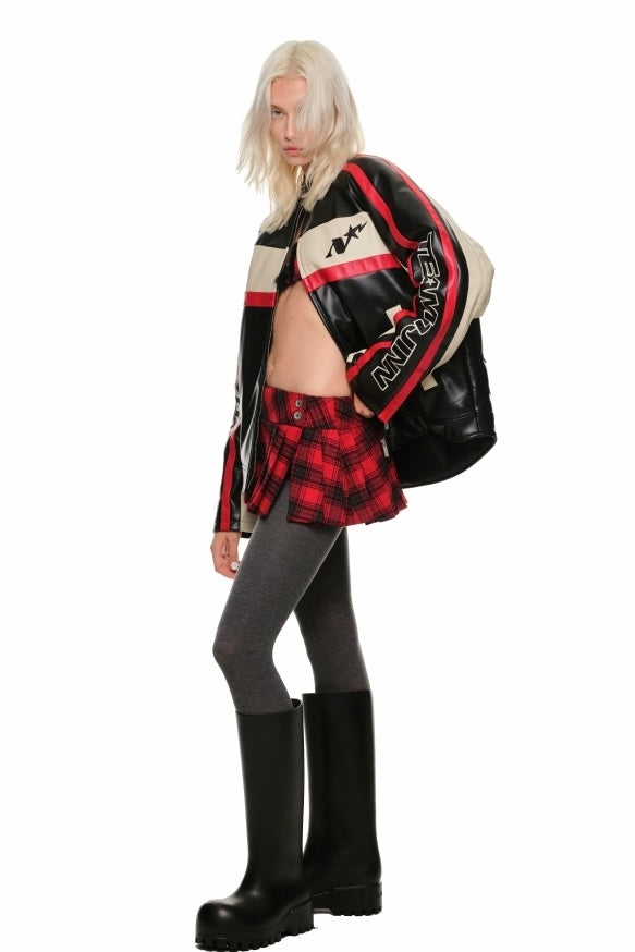 Rockstar Plaid Skirt