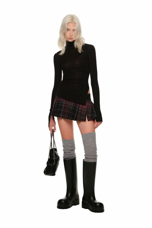 Rockstar Plaid Skirt