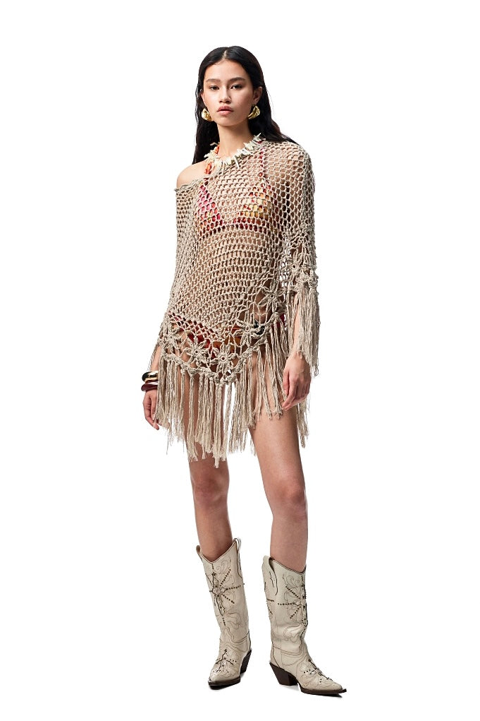 Tide Petals Knitted Dress
