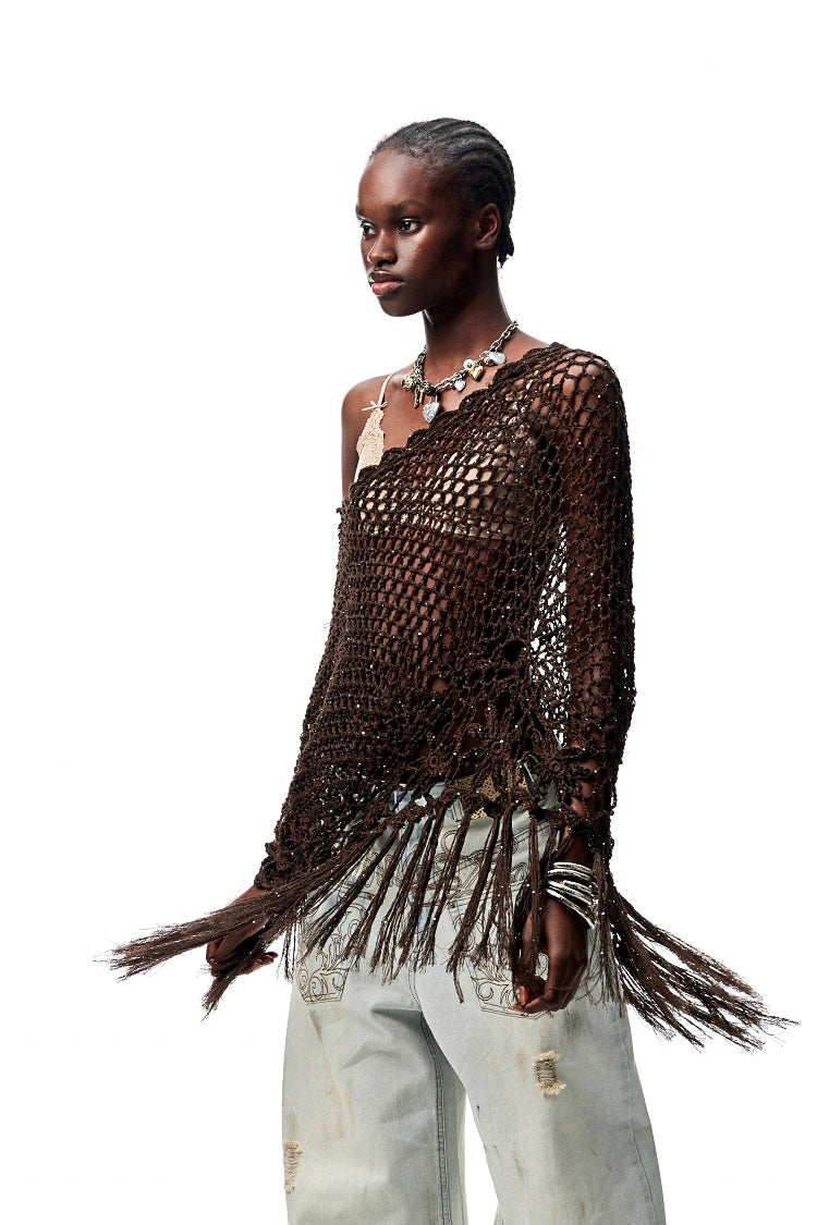 Tide Petals Knitted Dress