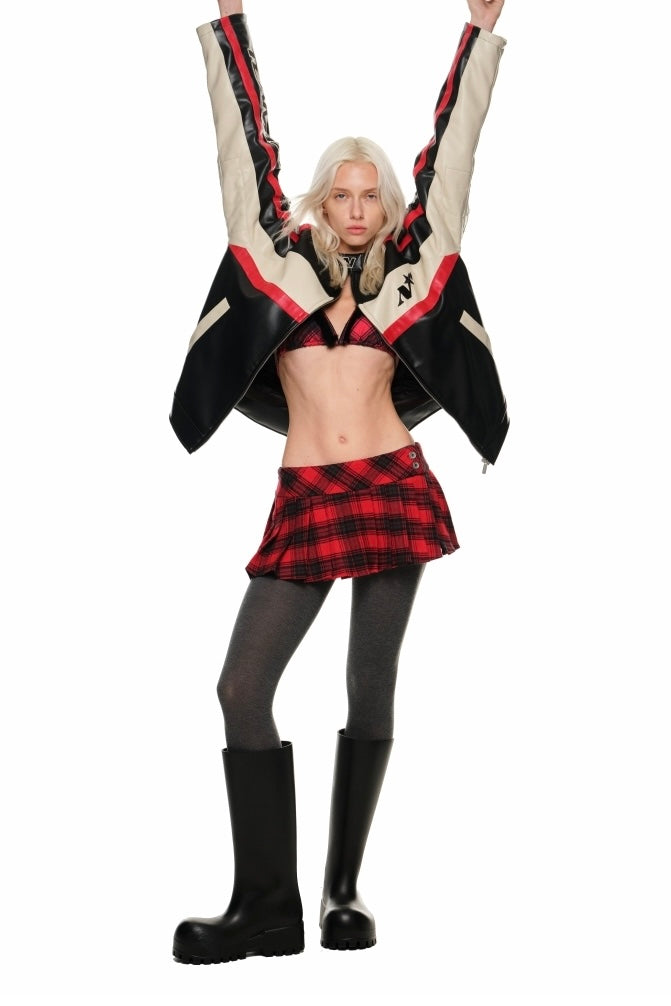 Rockstar Plaid Skirt