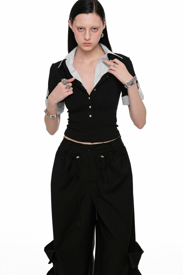 3/4 Buttoned Polo