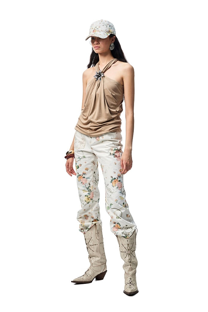 Tide Petals Halter Top