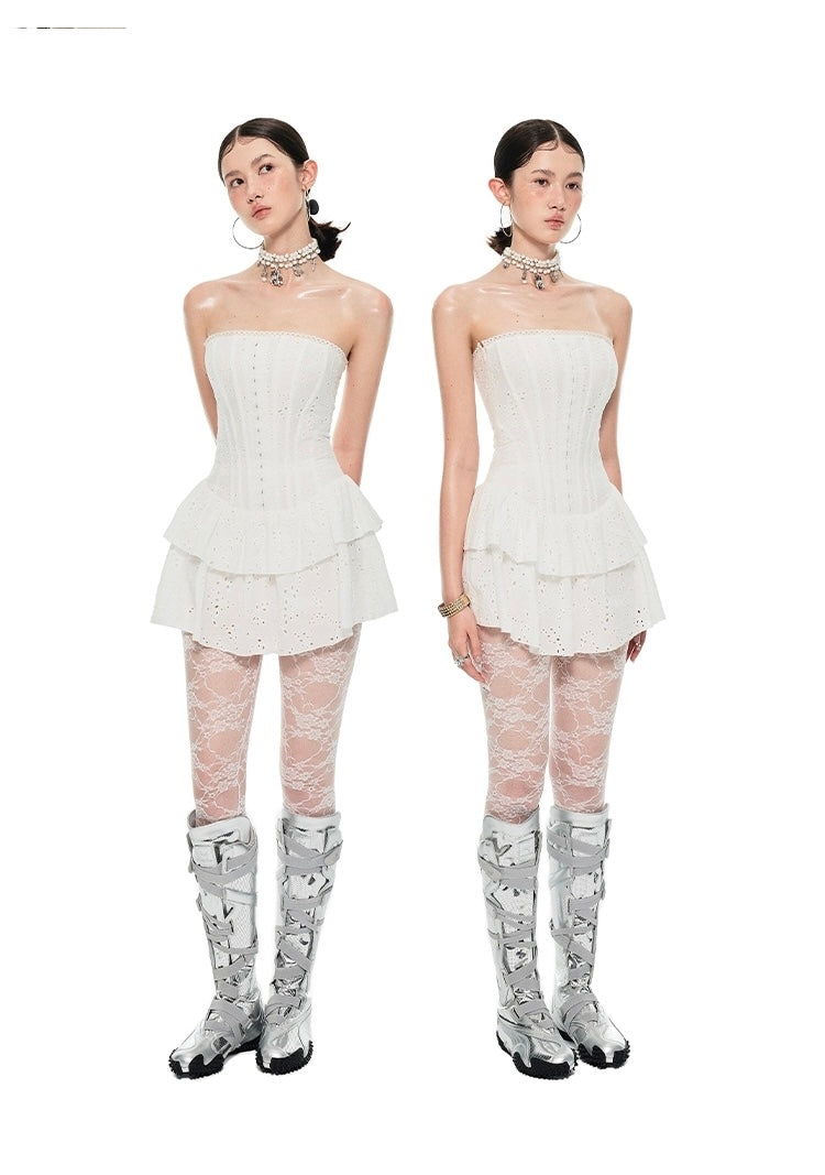 Romantic Lace Corset Dress