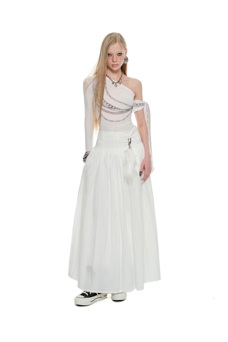 One Shoulder Chain Top