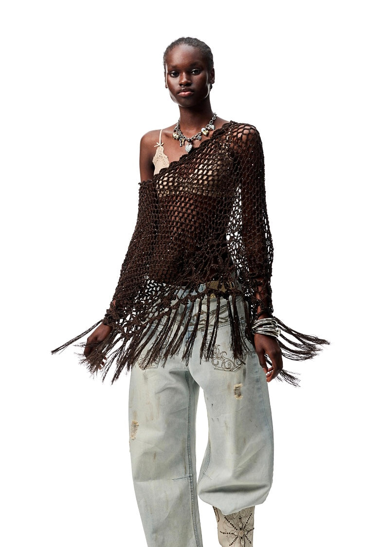 Tide Petals Knitted Dress