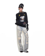 Snoopy Distressed Tattoo Long Sleeve Tee