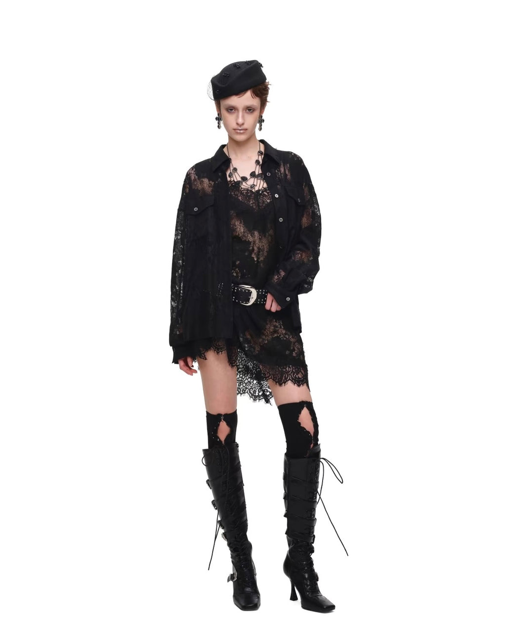 Wraith Lace Corset Shirt