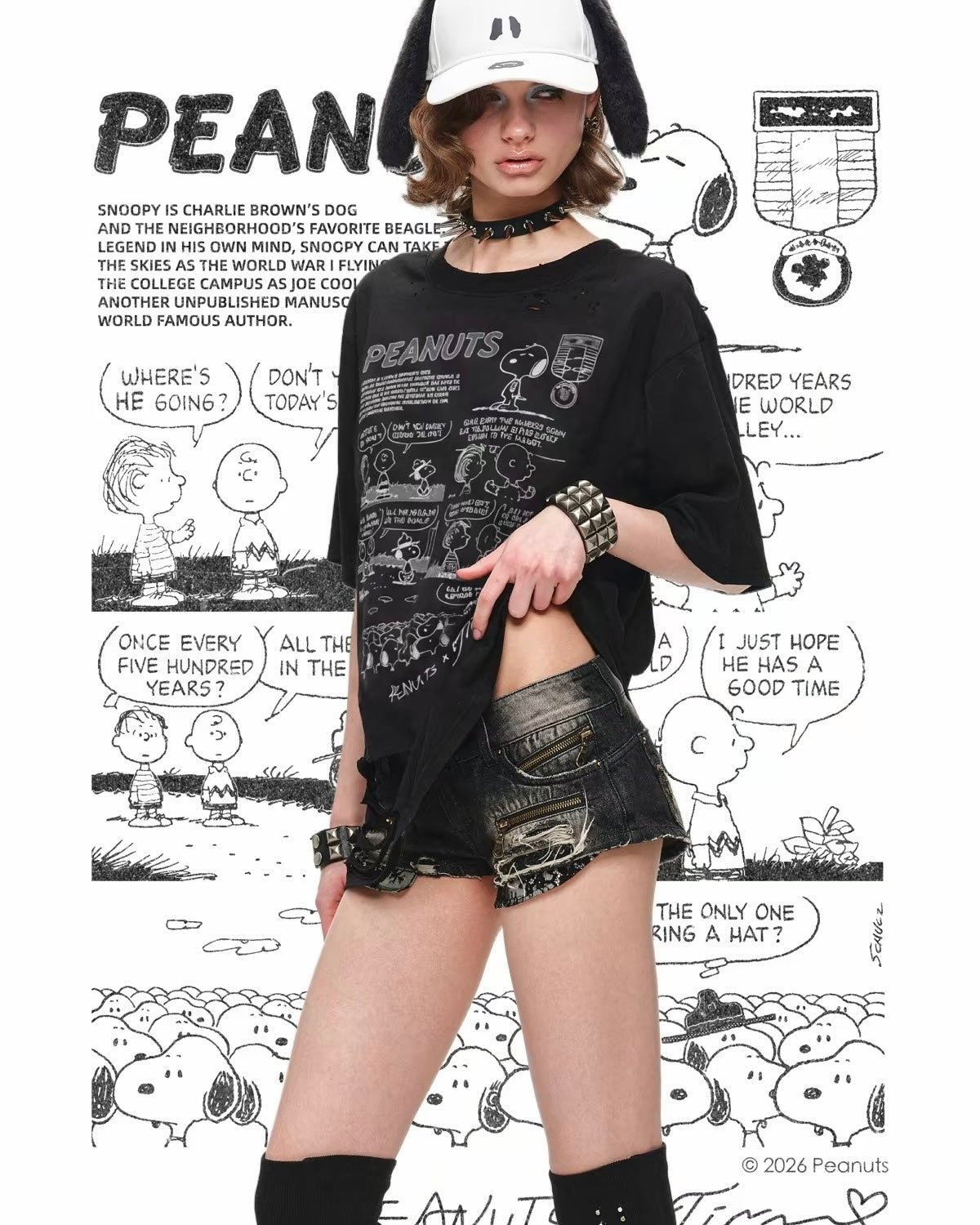 Old-school Cotton Denim Shorts
