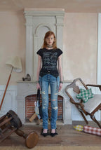 Peanuts Print Short Sleeve Tee