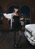 Corset Napoleon-Button Mini Dress