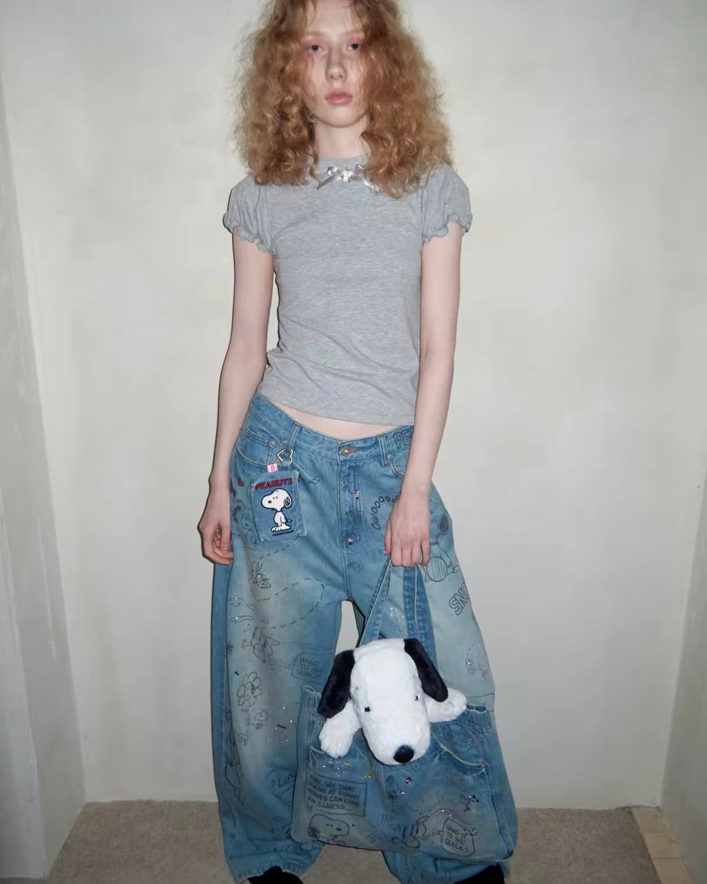 Snoopy Oversized Jeans