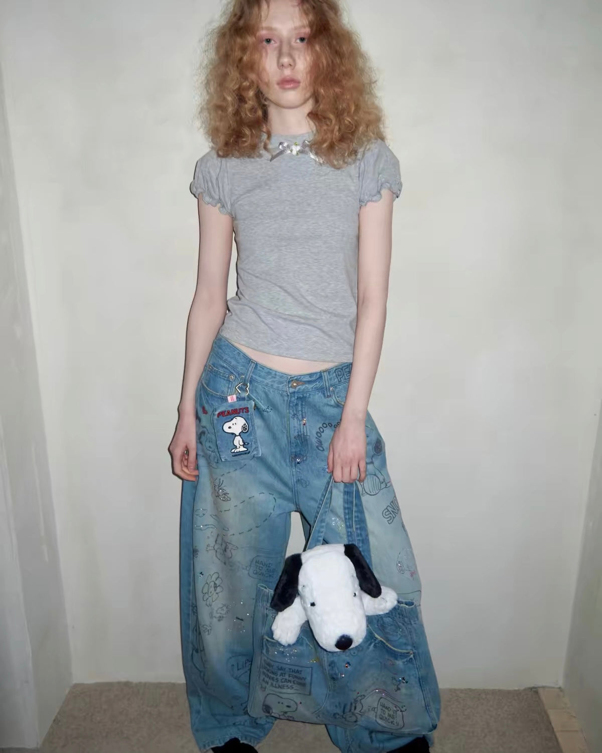 Snoopy Oversized Jeans