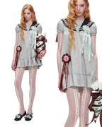 Dark Academy Sailor Dress