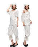Two-Piece Lace Patch Top