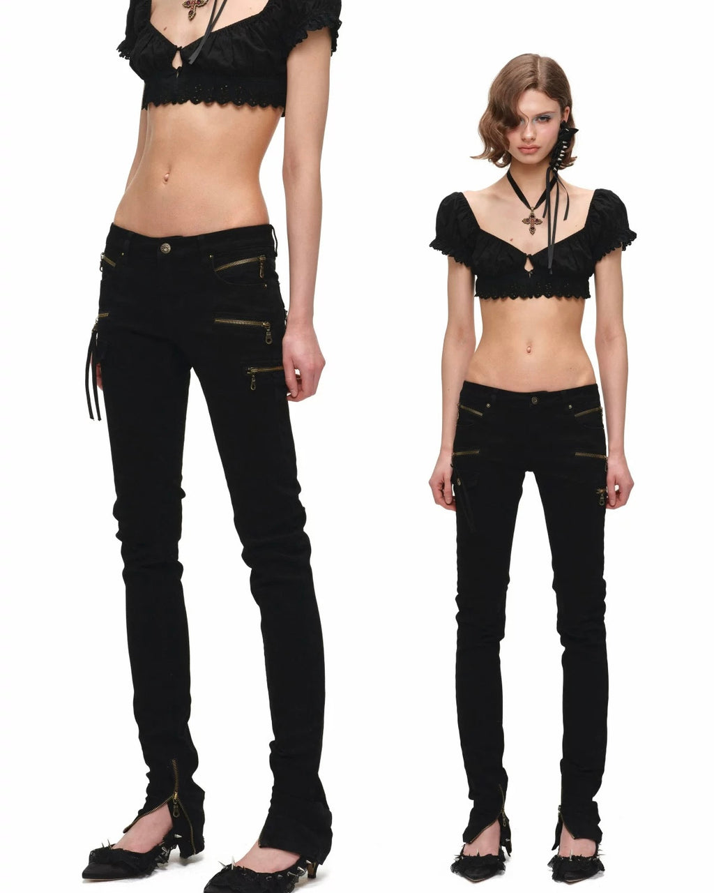 Riot Zip Skinny Pants