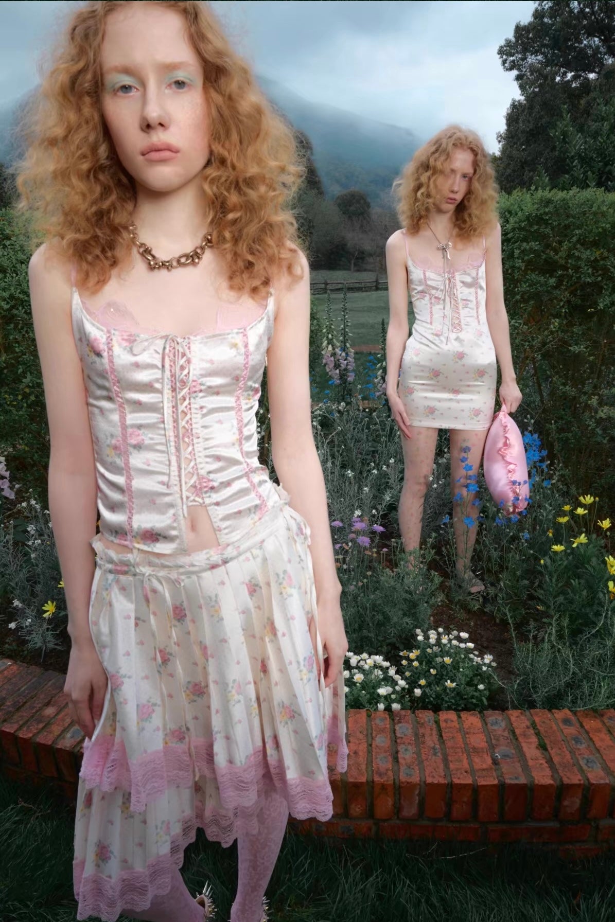 Silk Pixie Corset Top