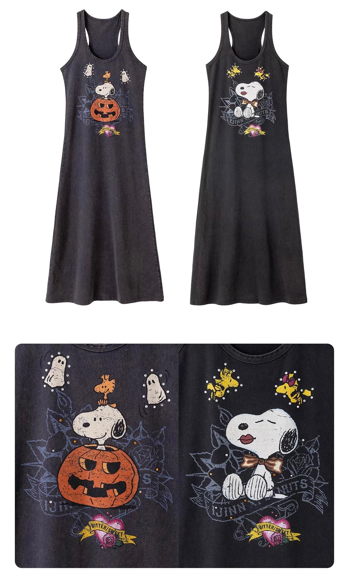 Snoopy Tank Maxi Dress