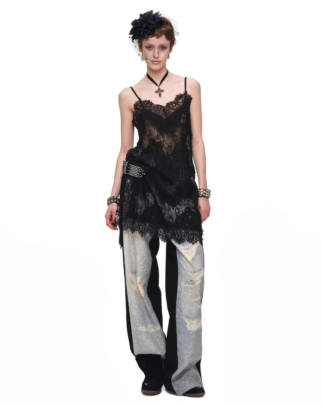 Faded Halo Denim Pants