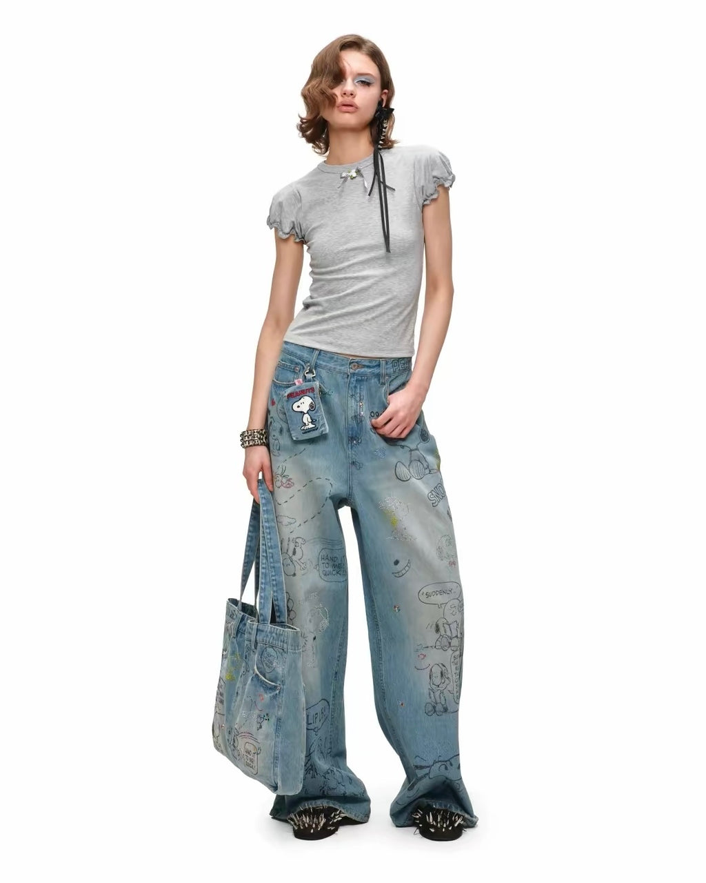 Snoopy Oversized Jeans