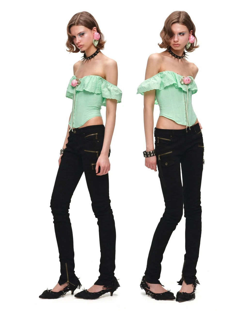 Riot Zip Skinny Pants