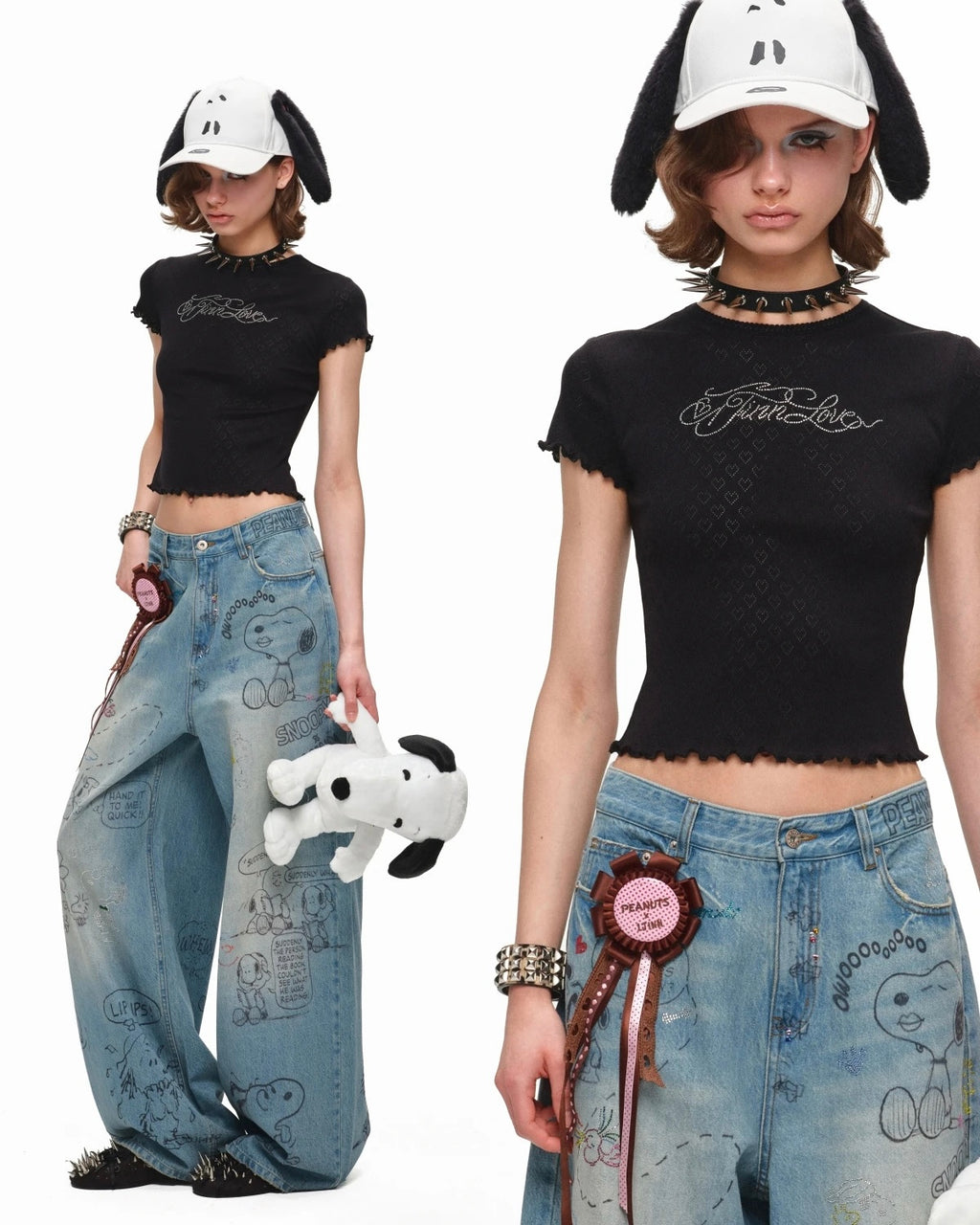 Coquette Crystal Baby Tee