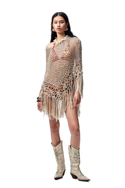 Tide Petals Knitted Dress