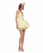 Rosette Eyelet Babydoll Dress
