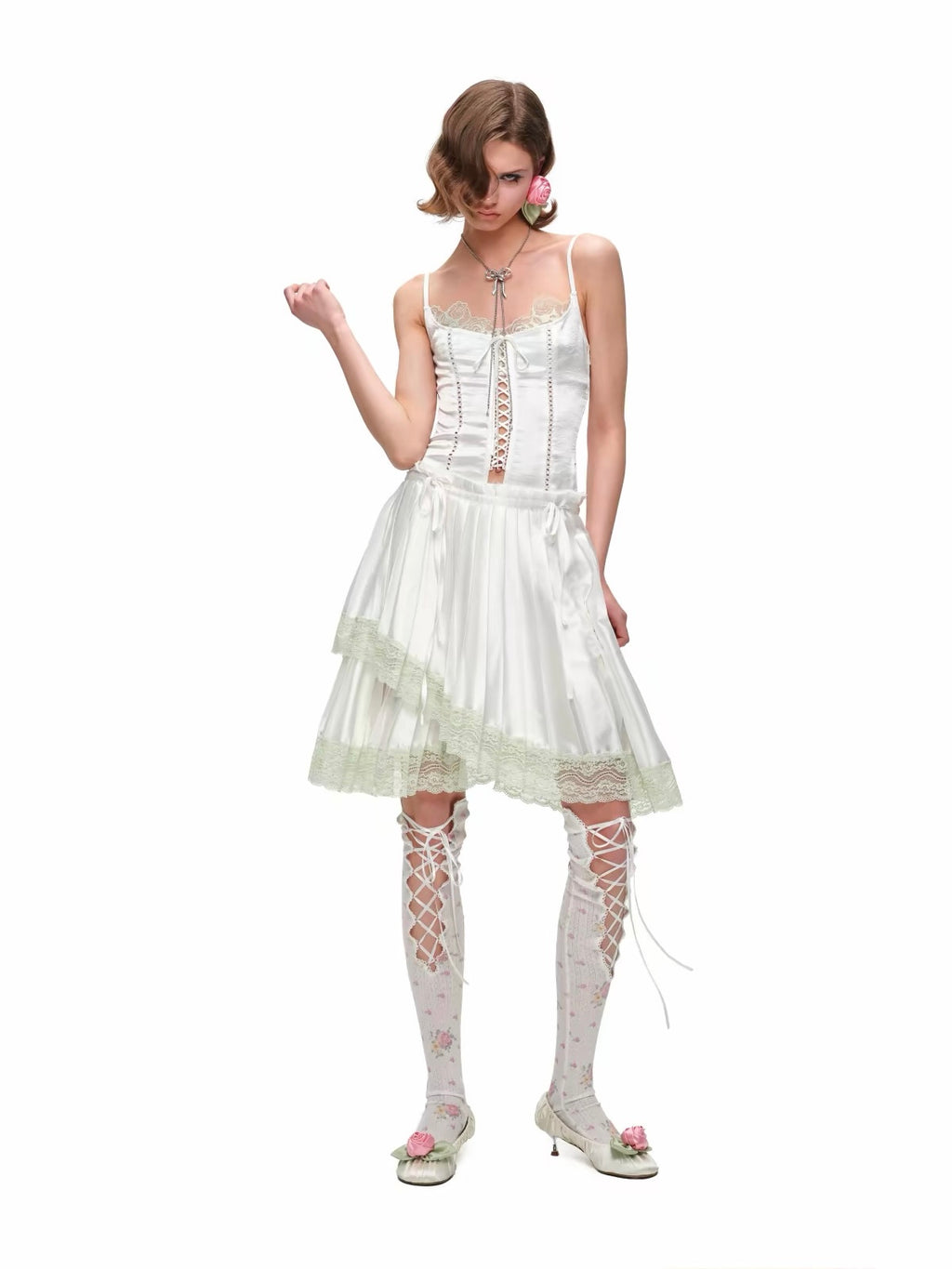 Silk Pixie Corset Top