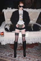 Napoleon Button Rope-Trim Shorts