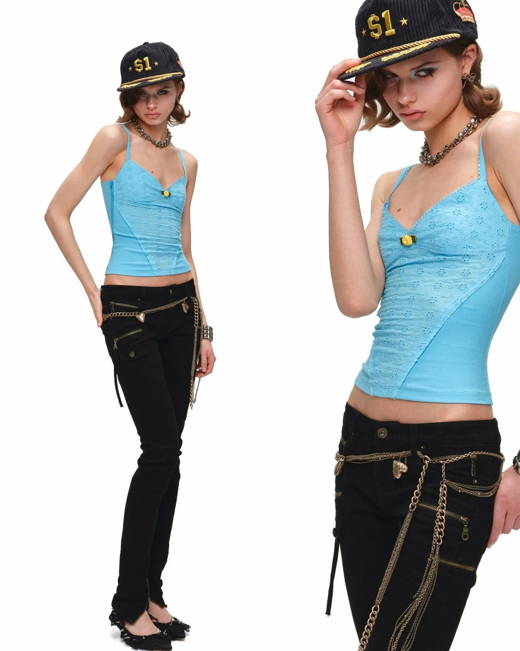 Riot Zip Skinny Pants