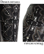Embroidered Cross Cowboy Boots
