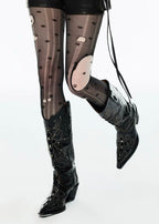 Embroidered Cross Cowboy Boots