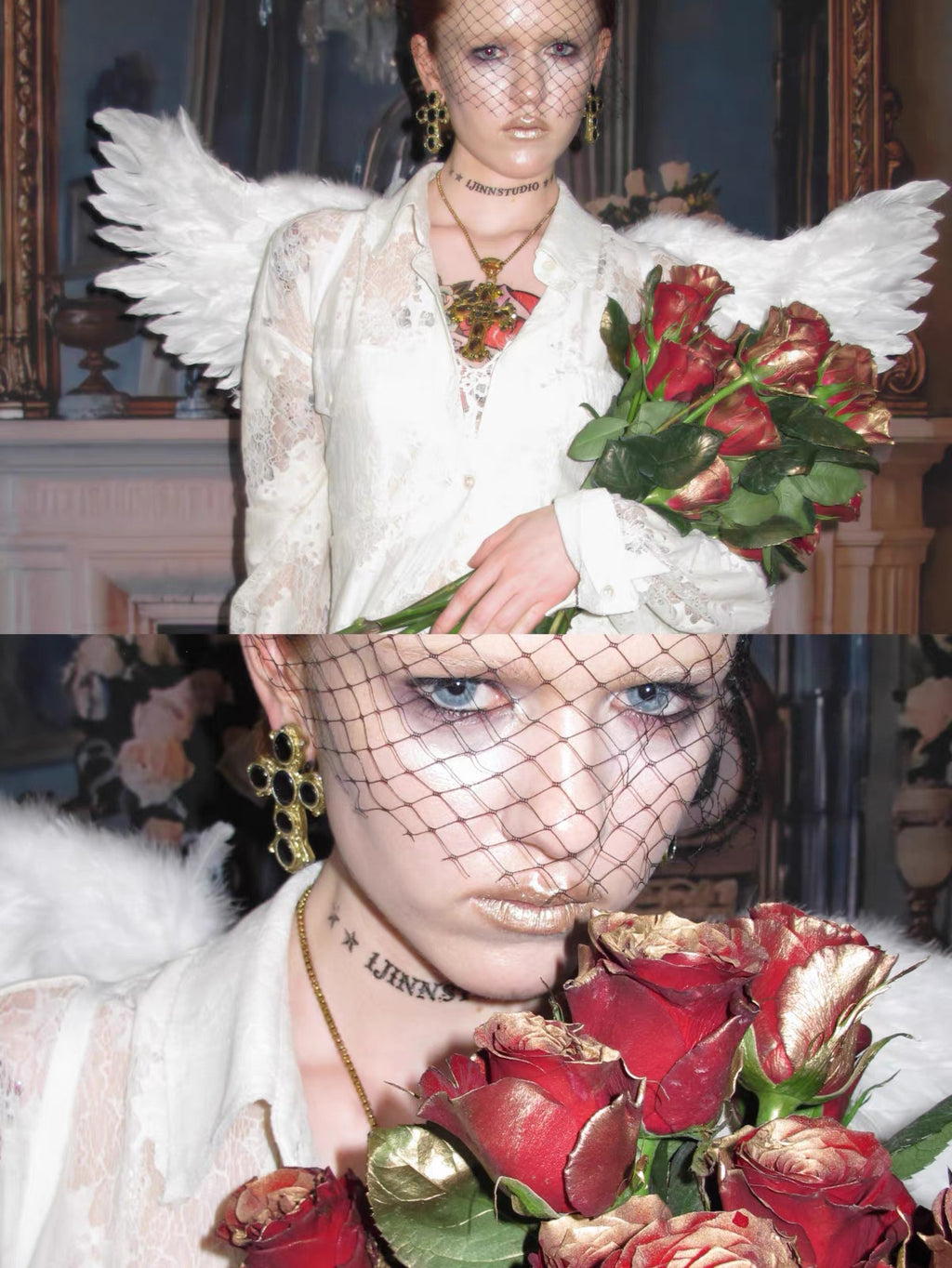 Wraith Lace Corset Shirt