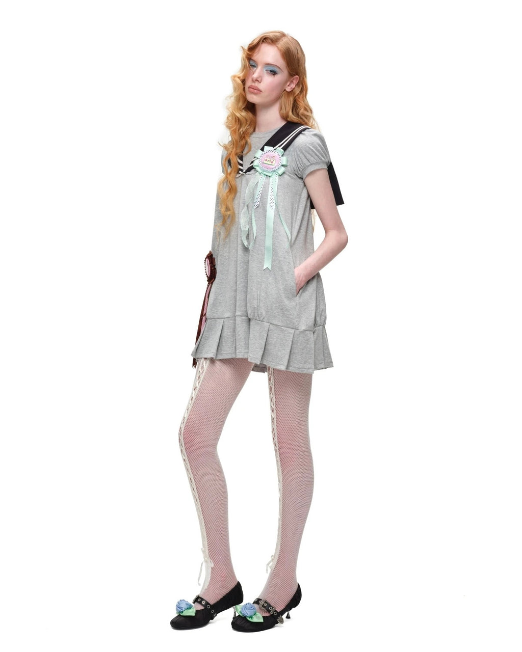 Dark Academy Sailor Dress