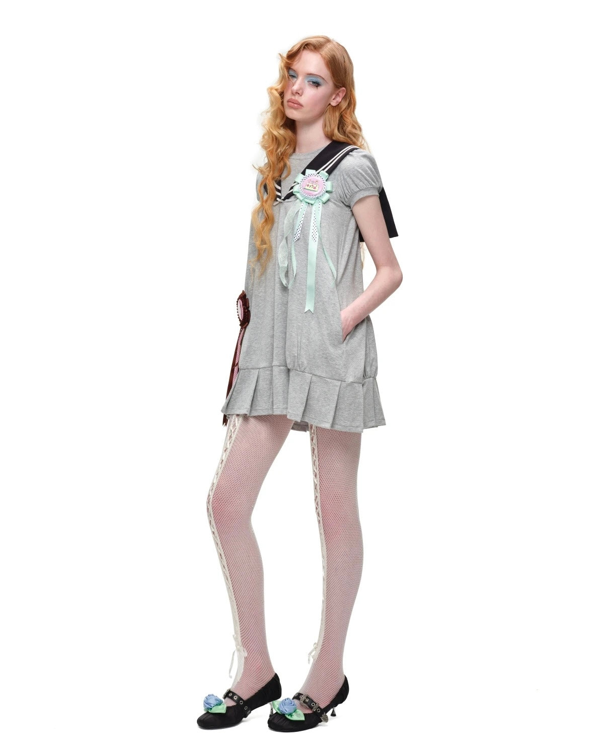 Dark Academy Sailor Dress
