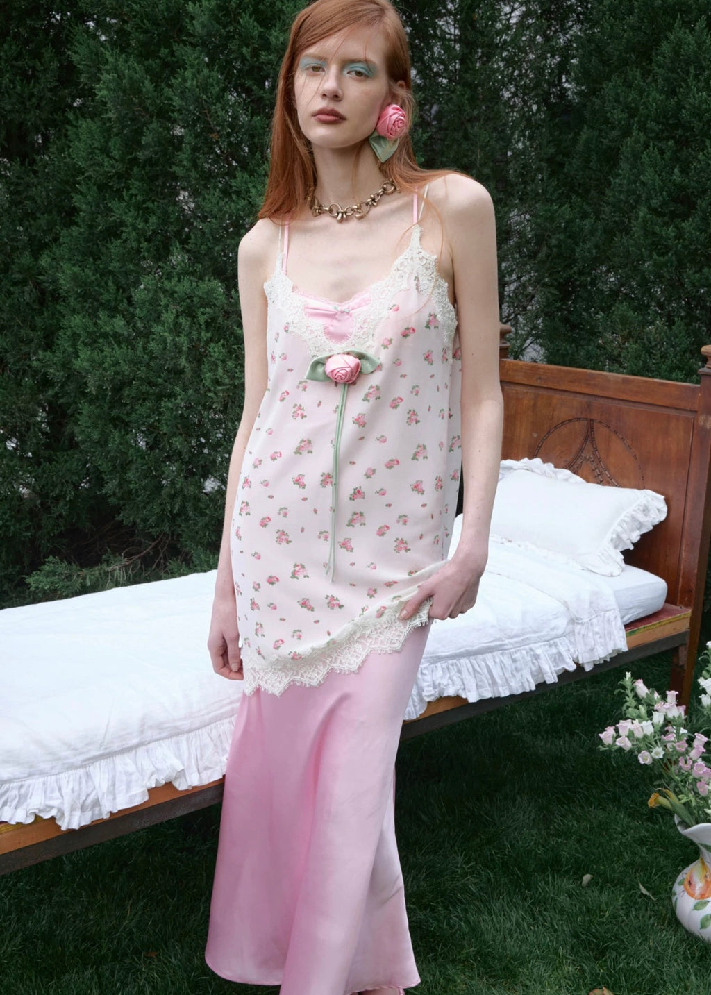 Rosette 2-Piece Layered Maxi
