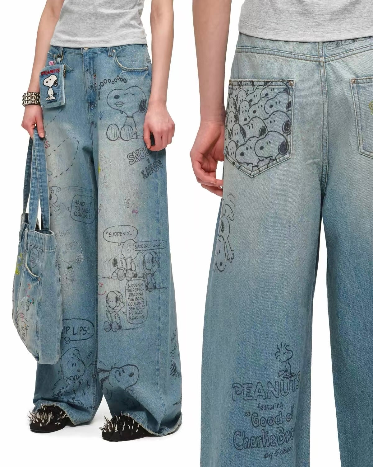 Snoopy Oversized Jeans