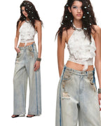 Dreamy Ruffle Halter Top
