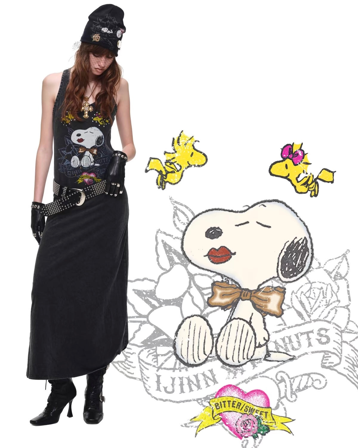 Snoopy Tank Maxi Dress