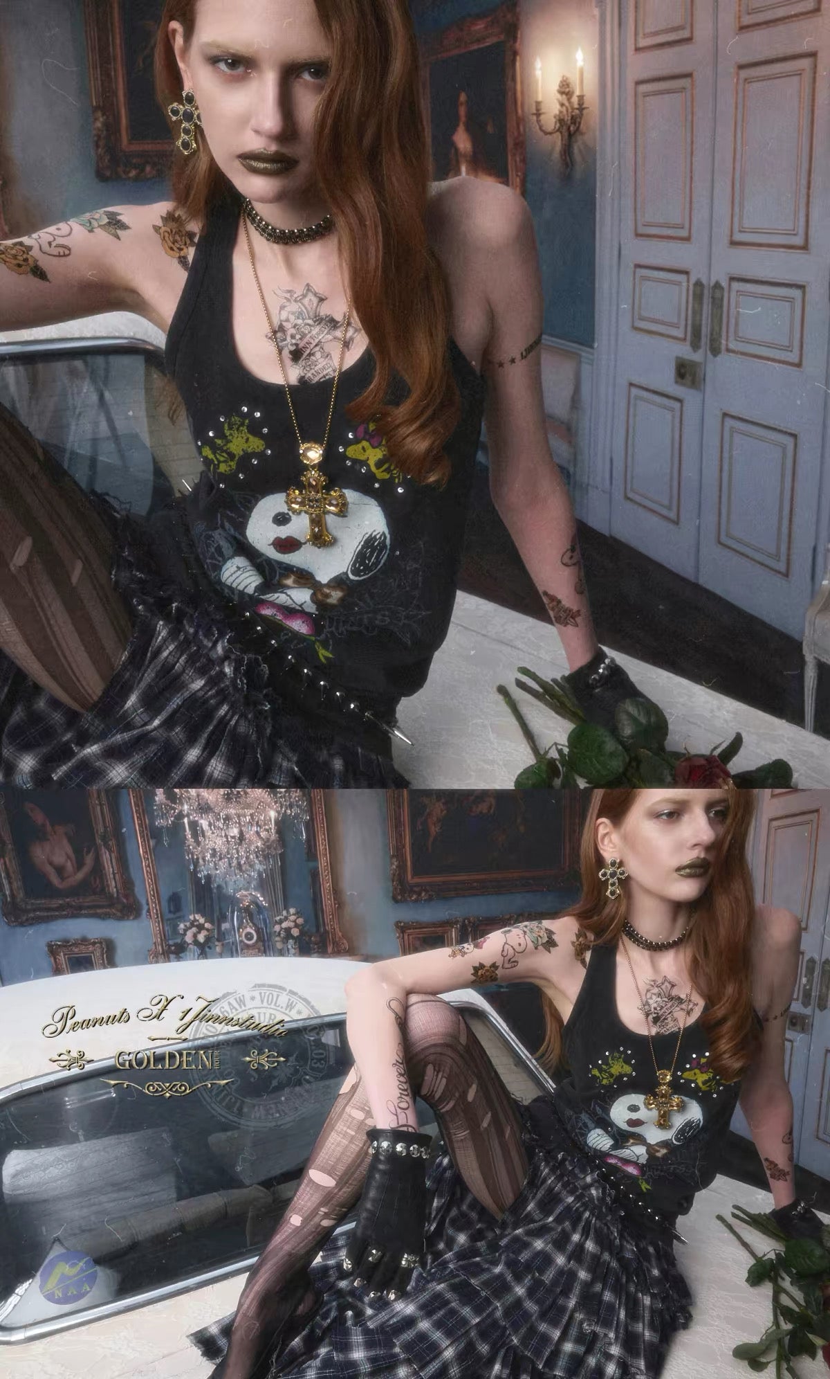 Peanuts x 1JINN Sally Tattoo Tank Top