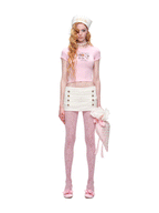 Peanuts Print Crop Tee