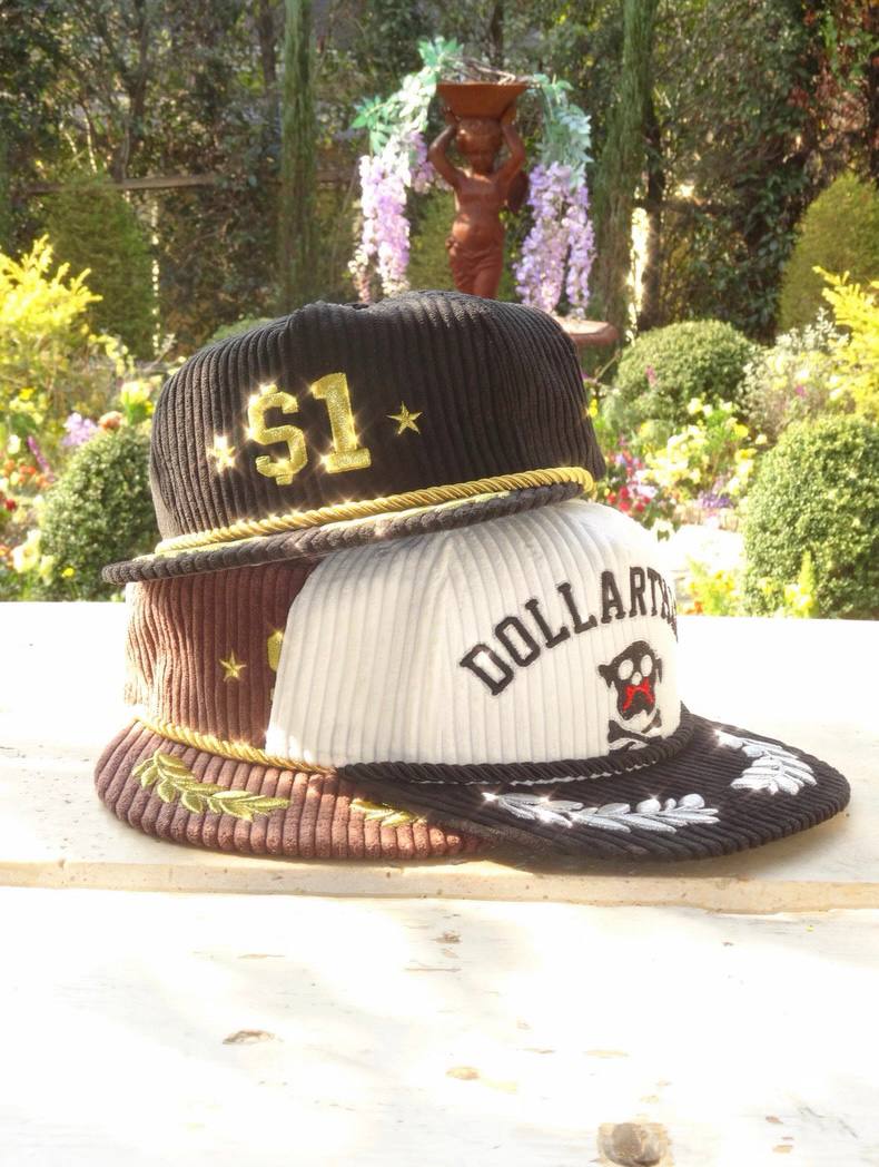 Corduroy Embroidered Cap