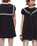 Dark Academy Sailor Dress