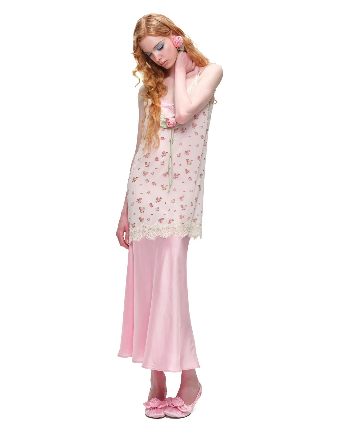 Rosette 2-Piece Layered Maxi