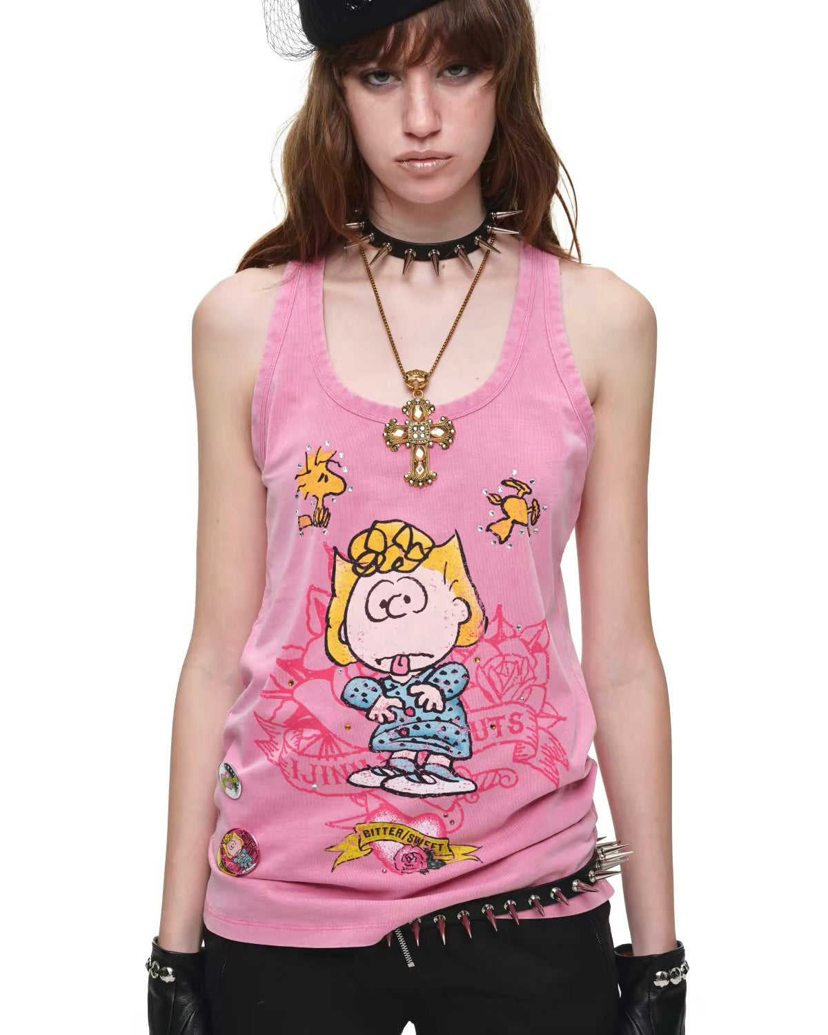 Peanuts x 1JINN Sally Tattoo Tank Top