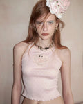 Rosette Cotton Heart Top
