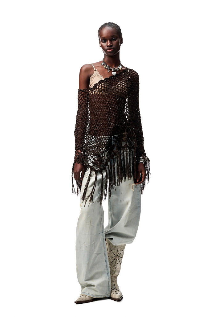Tide Petals Knitted Dress