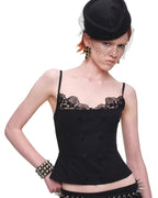 Napoleon Button Bustier Top
