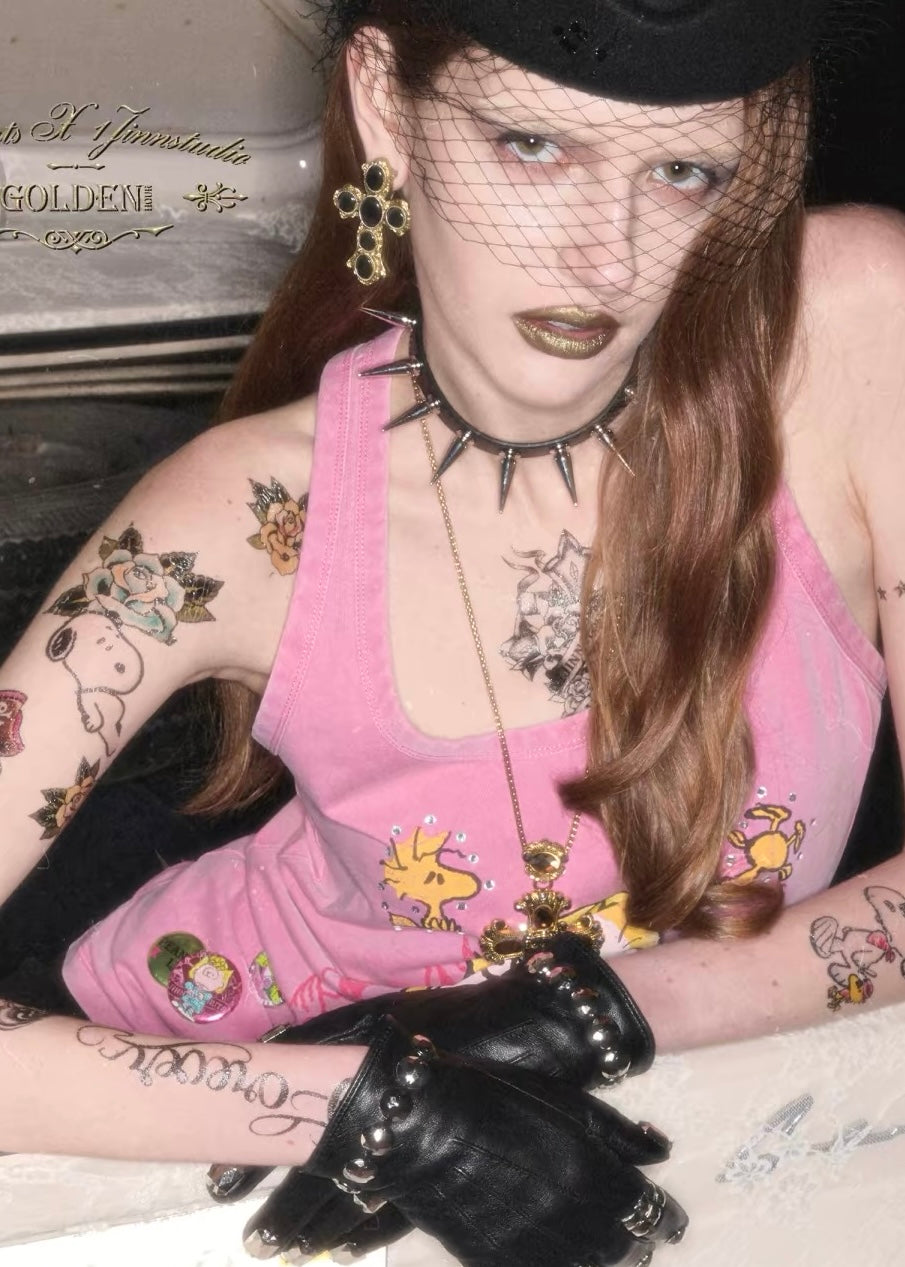 Peanuts x 1JINN Sally Tattoo Tank Top